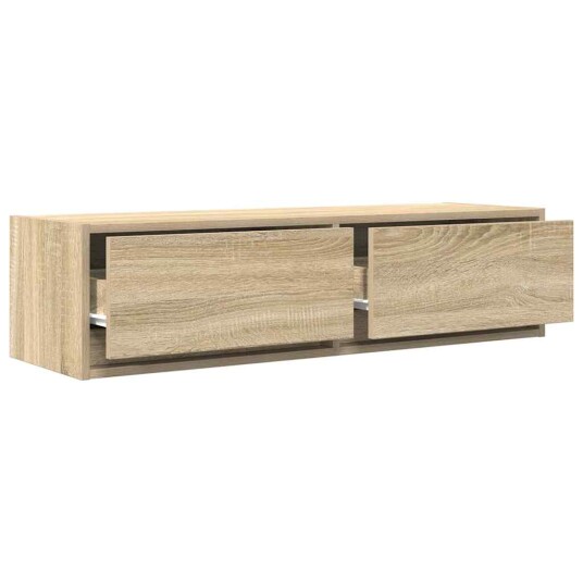 TV benk Sonoma Eik 100x31x25,5 cm Konstruert tre TV benk Sonoma Eik 100x31x25,5 cm Konstruert tre