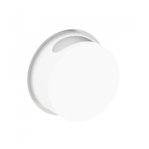 Vola RS3 affaldsbeholder, Ø38 cm, hvit/børstet rustfritt stål Vola RS3 affaldsbeholder, Ø38 cm, hvit/børstet rustfritt stål