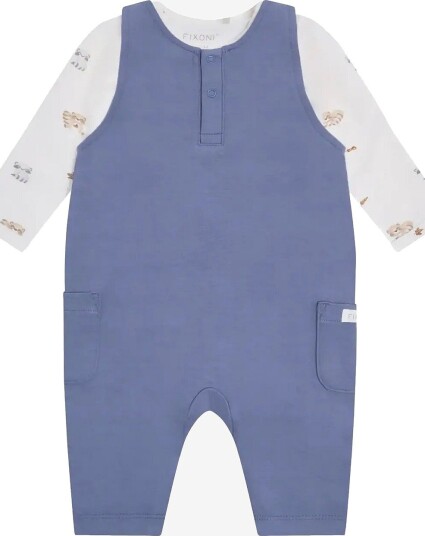 Fixoni Set W. Body And Romper Sweat GRISAILLE 50
