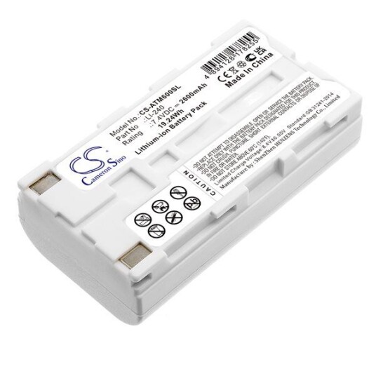 Technica Batteri (2600 mAh 7.4 V, Hvit) passende til Audio-Technica ATUC-IRDU Technica Batteri (2600 mAh 7.4 V, Hvit) passende til Audio-Technica ATUC-IRDU