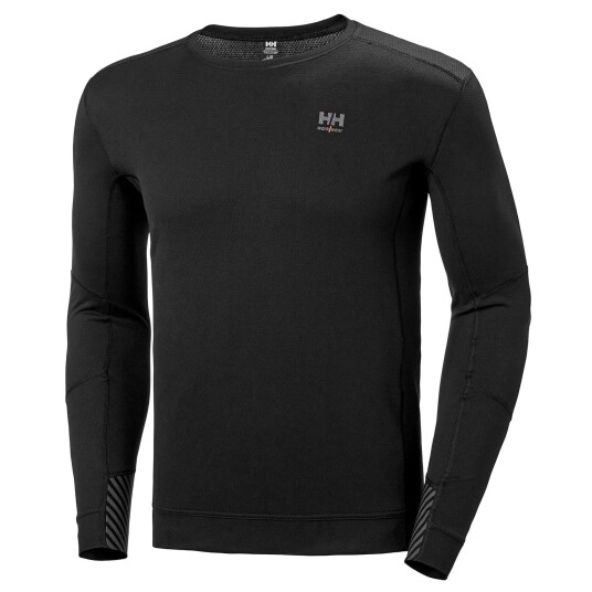 HH Workwear Workwear Helly Hansen Lifa Active Undertrøye Med Rund Hals Svart L