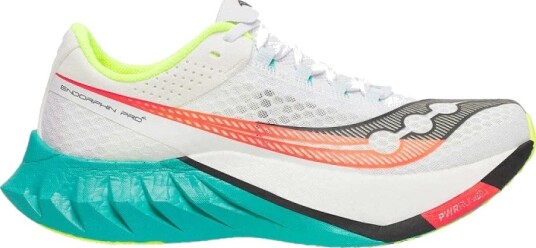 Saucony Men's Endorphin Pro 4 White/mutant 43 Saucony Men's Endorphin Pro 4 White/mutant 43