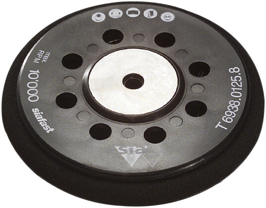 Bakplate til borrelåsrondell Ø125ÃM8/8H Bakplate til borrelåsrondell Ø125ÃM8/8H