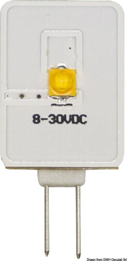 LED pære G4 sideskrue 12/24 V 1.5 W