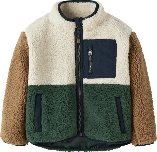 Name It Nmmmacey Teddy Jacket Block Noos Green 86