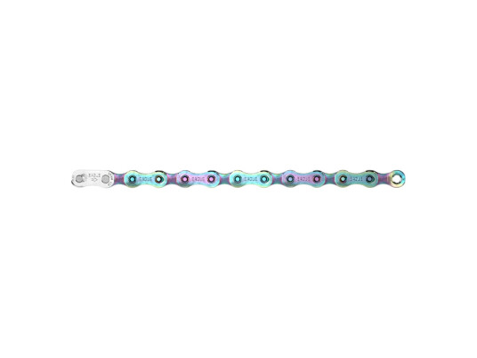 SRAM Eagle S500 kjede 12 gir 126 ledd og Powerlock rainbow SRAM Eagle S500 kjede 12 gir 126 ledd og Powerlock rainbow