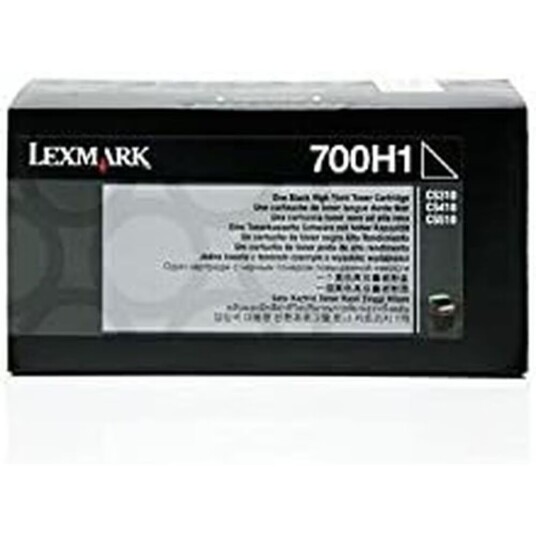 Original blekkpatron Lexmark 70C0H10 Sort