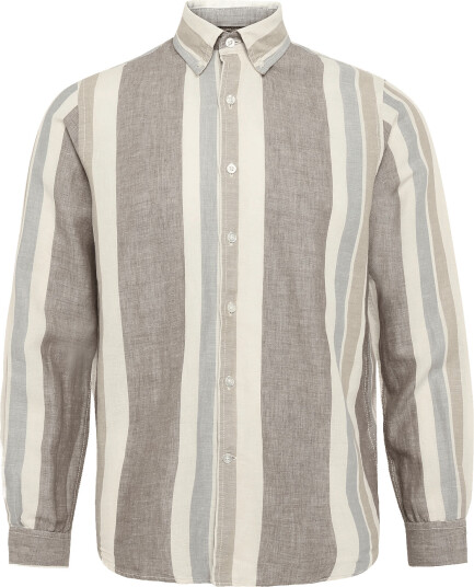 Signal | Ginosi Linen Wide Stripe | XXL Signal | Ginosi Linen Wide Stripe | XXL