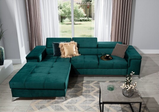 Ricardone 3 seters Sovesofa m. Divan Grønn