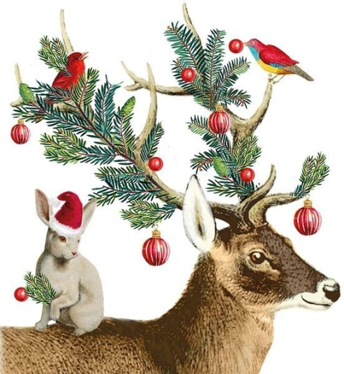 Paper Product Design Middagsserviett X Mas Buddies Fra Ppd