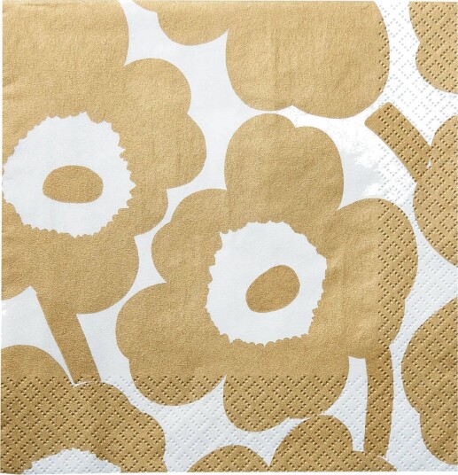 Marimekko by Havi Marimekko Napkin Unikko   Beige   24X24CM