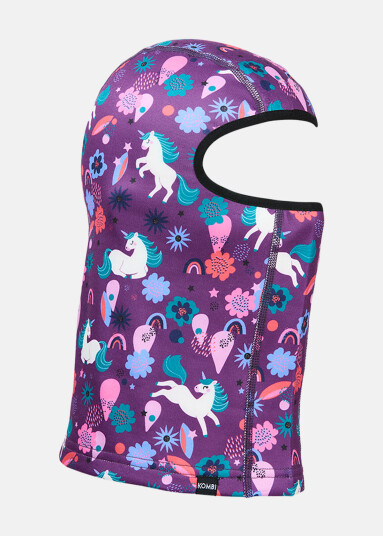 Kombi P3 Velvet Balaklava Unicorn Rainbow