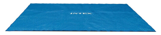 Intex Soldrevet bassengtrekk blå 716x346 cm polyetylen