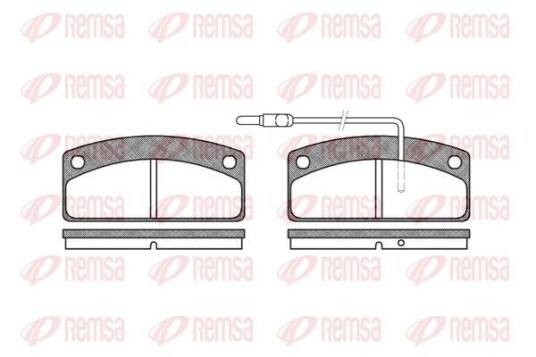 Bremseklosser REMSA 0725.02 Bremseklosser REMSA 0725.02