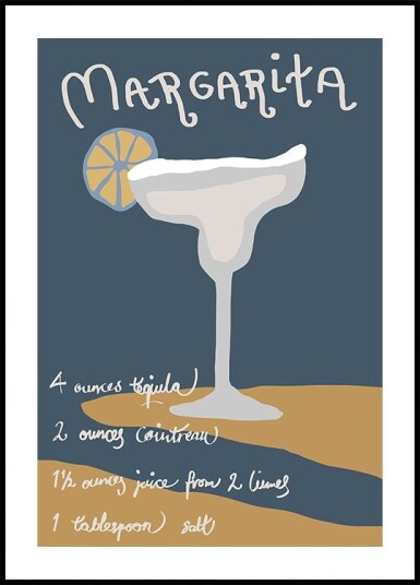 Margarita Poster Plakat / 40x50cm
