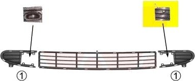 Ventilasjonsgitter VAN WEZEL 5878595