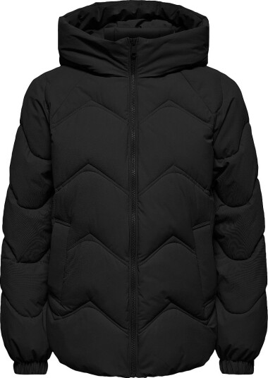 JDY Jakke jdyPower Short Hood Puffer Otw Hab Svart