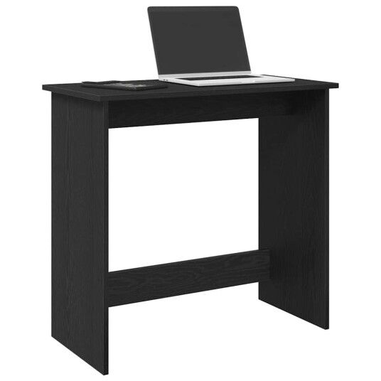 Skrivebord svart 80x40x75 cm sponplate