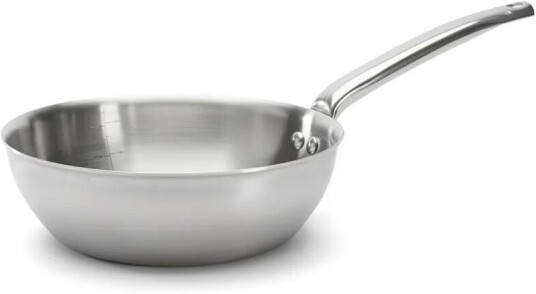 De Buyer Alchimy avrundet sautépanne rustfritt stål Ø20 cm De Buyer Alchimy avrundet sautépanne rustfritt stål Ø20 cm