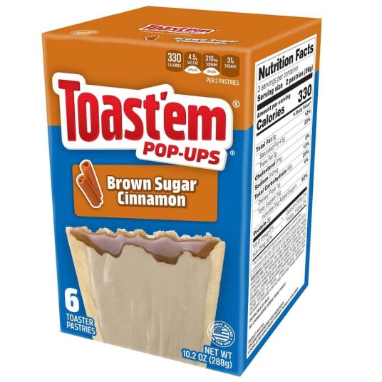 Toast'em Frosted Brown Sugar Cinnamon 288g Toast'em Frosted Brown Sugar Cinnamon 288g