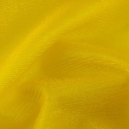 Balsløw Tyll med glitter Stoff 150cm 29 Gul 50cm