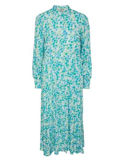 YAS Yasalira Ls Long Shirt Dress S. Noos - Blue - M