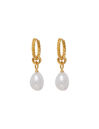 IX STUDIOS Ix Ocean Pearl Earrings |Guld |One Size