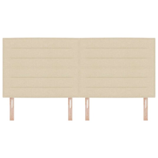 LED Hodegjerde Linjer Design Krem 100 cm Stoff