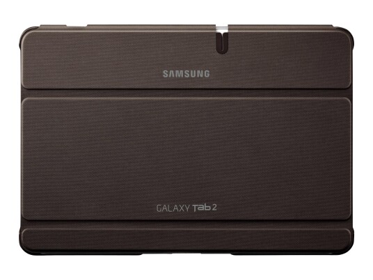Samsung Book Cover EFC-1H8S - Lommebok for nettbrett - ravbrun - 10.1" - for Galaxy Tab 2 (10.1), Tab 2 (10.1) WiFi Samsung Book Cover EFC-1H8S - Lommebok for nettbrett - ravbrun - 10.1" - for Galaxy Tab 2 (10.1), Tab 2 (10.1) WiFi