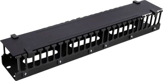 Deltaco Kabelhåndtering for 19" rackskap 2U svart