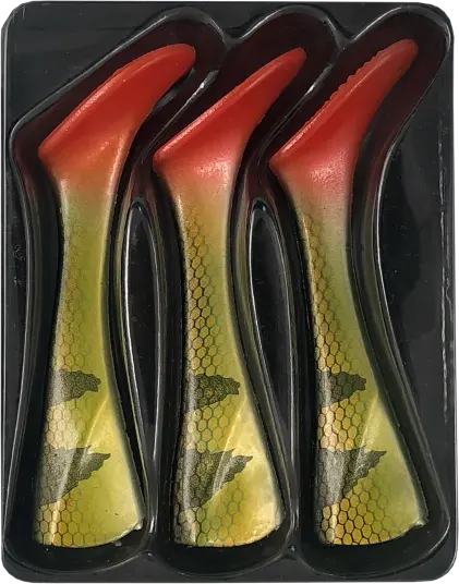 Headbanger Shad 16 Rep. tails 3 pcs Natural Perch