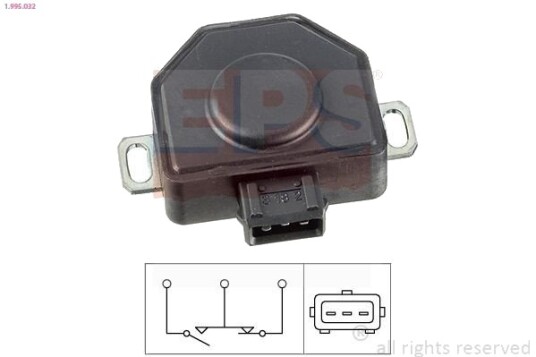 Sensor, drosselventilstilling EPS 1.995.032