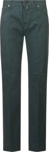Kiton Herre Bukser Grønn W35, Kiton Herre Bukser Grønn W35,