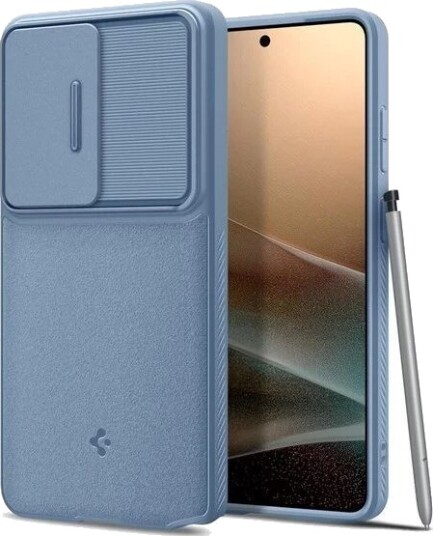 Spigen Optik Armor Mobildeksel til Samsung Galaxy S26 Ultra - Lyseblå Spigen Optik Armor Mobildeksel til Samsung Galaxy S26 Ultra - Lyseblå