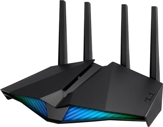 ASUS RT-AX82U Gaming Router med Dual Band og 5400 Mbps Hastighet - Sort