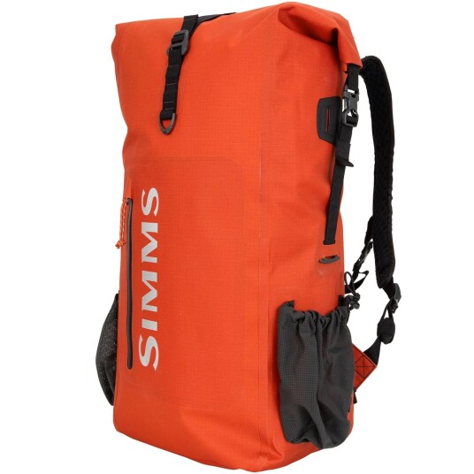 Simms Dry Creek Rolltop Backpack 30l Simms Orange