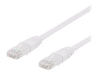 X-Shield - Koblingskabel - RJ-45 (hann) til RJ-45 (hann) - 50 cm - UTP - CAT 6 - halogenfri, formstøpt - hvit