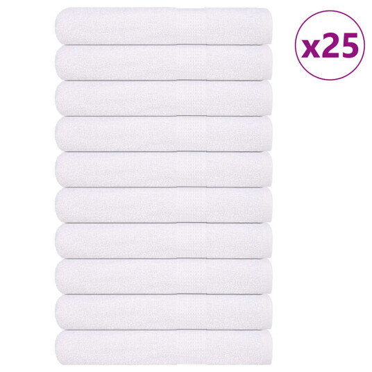Badstuhåndklær FROGN 25 stk hvit 80x200 cm 360 gsm Badstuhåndklær FROGN 25 stk hvit 80x200 cm 360 gsm