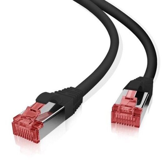Helos Cat6 S/Ftp Pimf 30M 30 M Cat6 Sf/Utp S-Ftp Rj-45 Rj-45 Sort