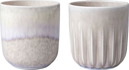 Perlemor Kopp 2-pakning Porselen Beige