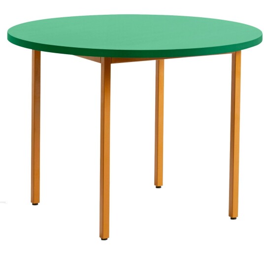 Hay Two Colour Bord Ø105 cm Ochre / Green Mint