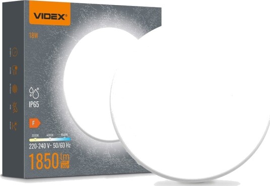 Videx DOME vegglampe 18W CCT IP65 hvit Kulør : Nøytral Videx DOME vegglampe 18W CCT IP65 hvit Kulør : Nøytral