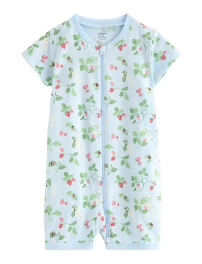 Lindex Pyjama Romper Blue 104 Lindex Pyjama Romper Blue 104