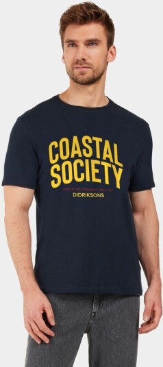 Didriksons Harald T shirt Coastal Society Dark Night Blue