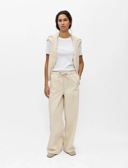 Object Objabbie Mw Lo Jeans E Sp 26   Beige   42