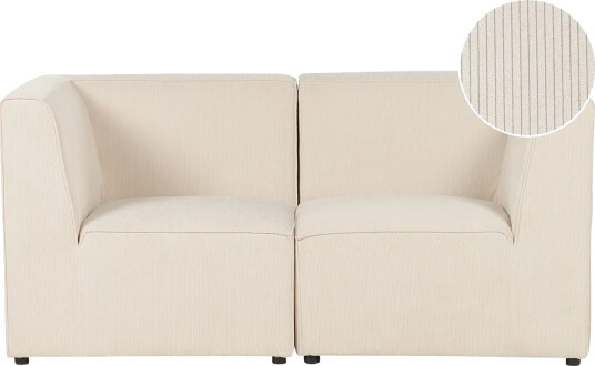 2 sitssoffa Beliani Lemvig Beige Beige 2 sitssoffa Beliani Lemvig Beige Beige