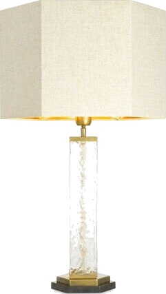 Harmonis bordlampe antikk messing