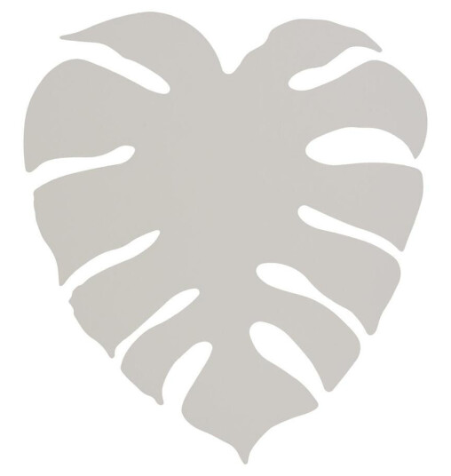 Monstera vegglampe XL Beige