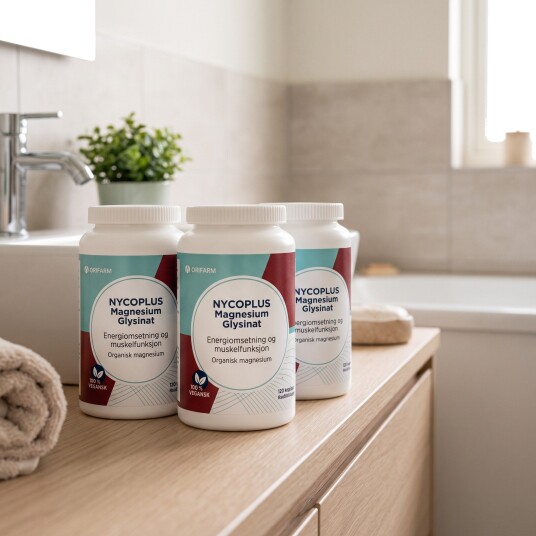 Nycoplus Magnesium Glysinat Kaplser 120 stk 3 stykker