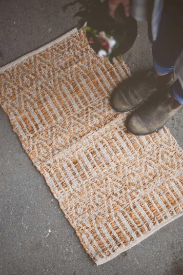 Trend Design Dørmatte Skinn Rust 50x70